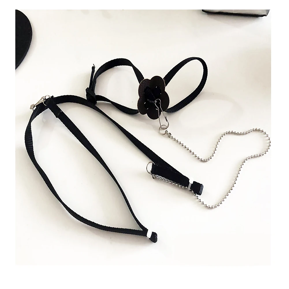 

Adjustable Harness Leash for Reptile Lizard Outdoor Walk Adjustable and Bite Resistant Design Random Color 1pc