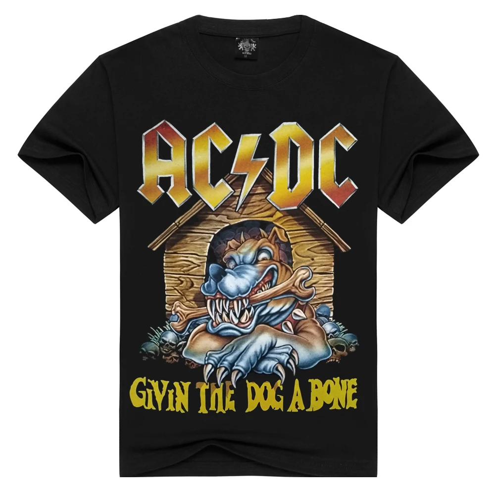 Мужские/женские хлопок AC/футболки с DC хорошее качество ACDC футболка Летняя футболка AC DC BELL'S BELLS черная брендовая одежда футболки