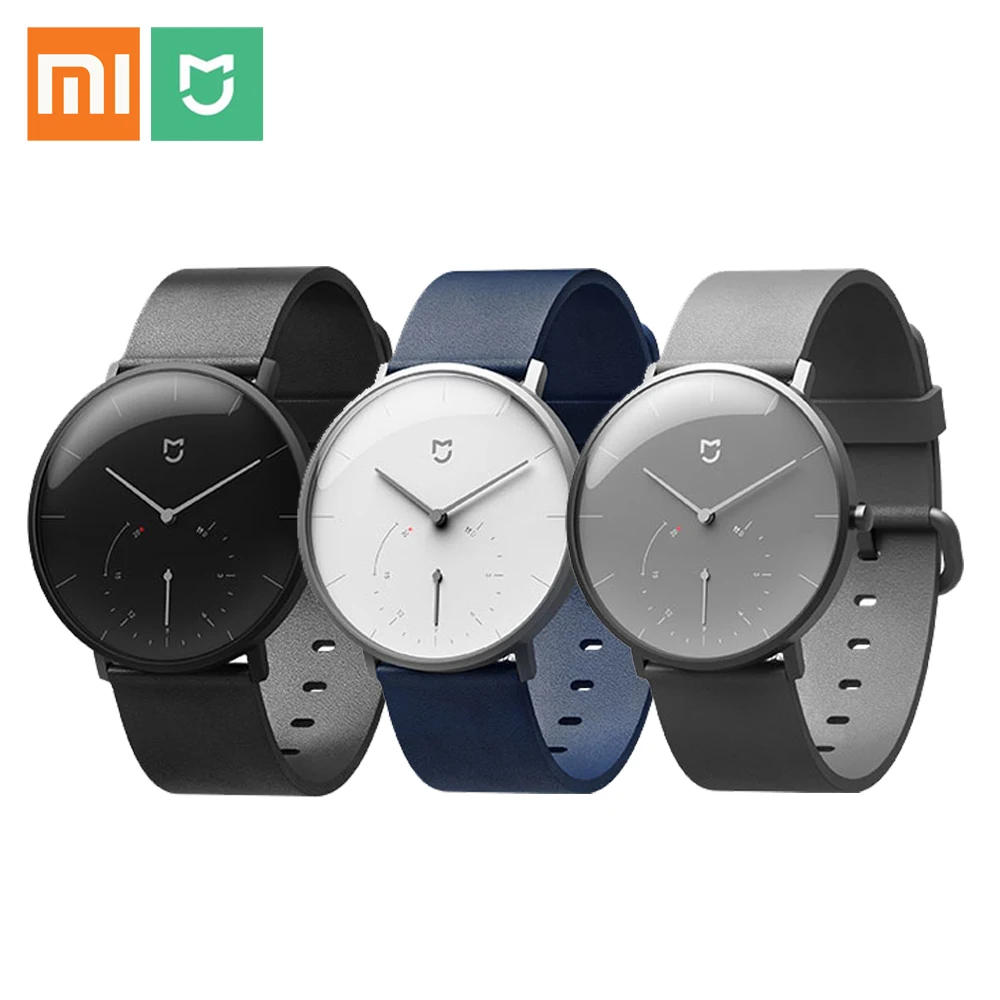 

Original Xiaomi Mijia Smartwatch Quartz Waterproof 3ATM Smart Watch Bluetooth 4.0 Pedometer Wristband for Android iOS