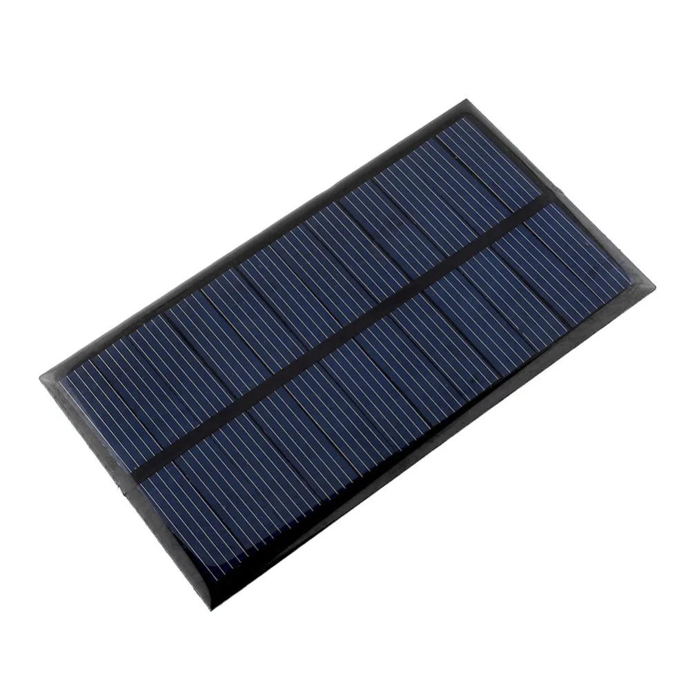 Cewaal солнечная панель 6 в 1 Вт Портативный Мини DIY модуль панели системы для батареи сотового телефона зарядные устройства портативный солнечный элемент