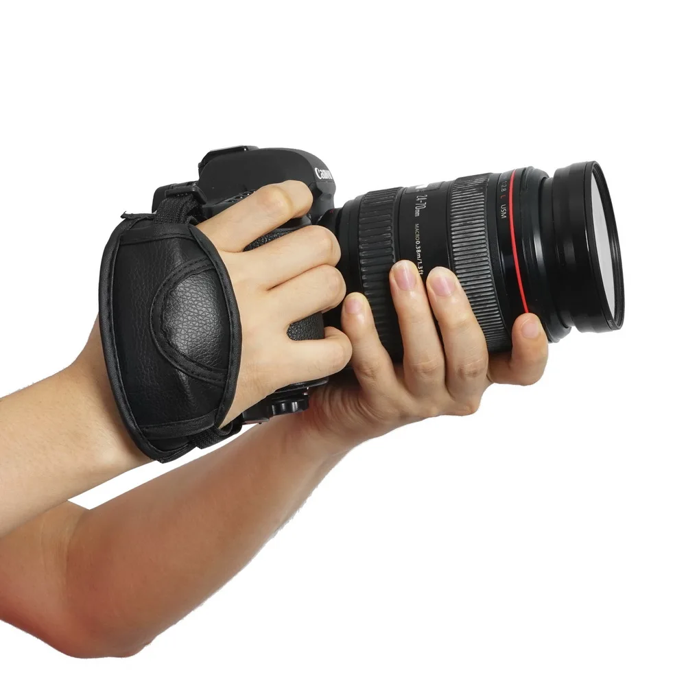 Сумка для камеры из ПУ кожи Мягкая универсальная сумка Canon Nikon Sony Olympus