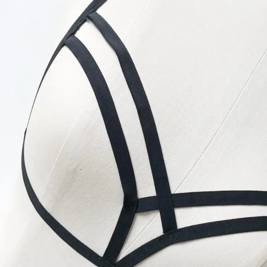 2017 соблазнительный женский бюстгальтер бикини эластичный на бретелях с вырезами