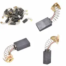 10 шт. Мини дрель электрическая шлифовальная машина замена угольных щеток запасные части для электродвигателей роторный инструмент 6,5x7,5x13,5 мм