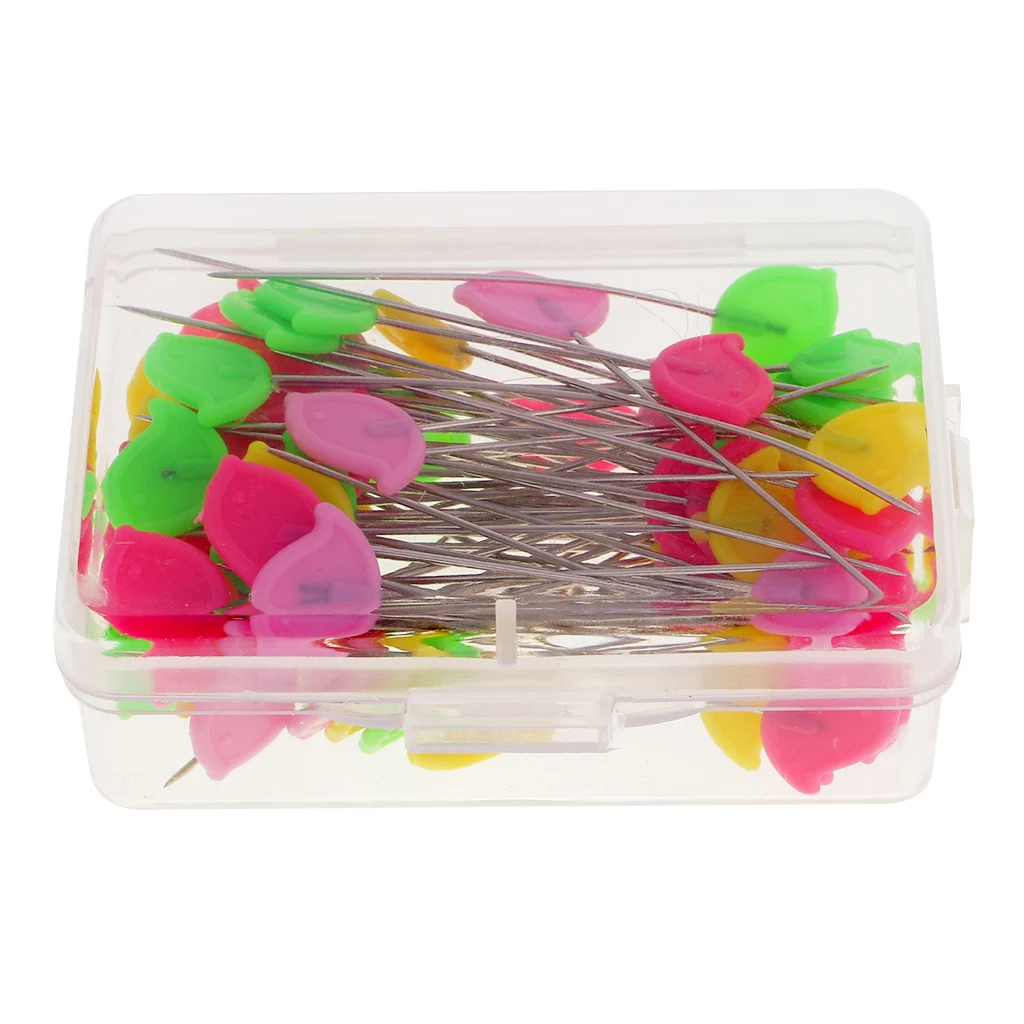 Box Patchwork Pins Straight Pins DIY Craft Quilting Tool Sewing Accessories Bird Knitting for Dressmaking Garment Clothes Jeans