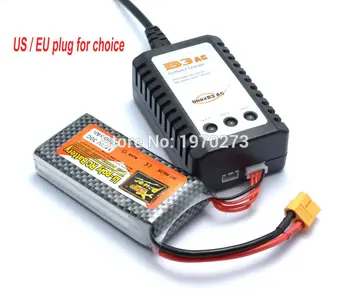 

IMAX B3 Lipo Battery Balance Charger 7.4V 11.1V 2S 3S 110-240V For Quad US plug / EU plug