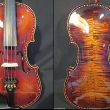 Песня бренд концерт инкрустированных основа Скрипки 4/4 Гварнери стиль, огромный Звук#9274