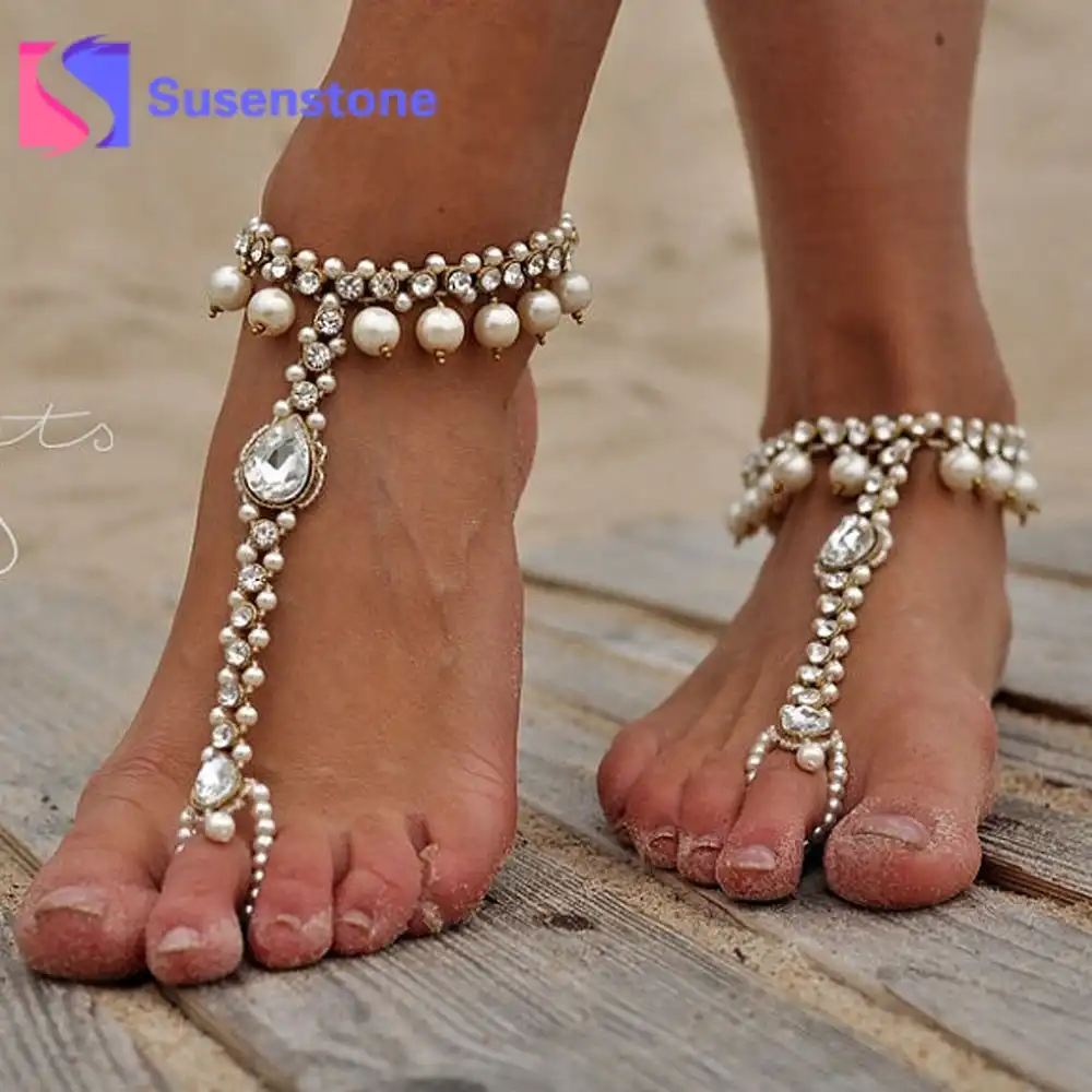 foot beads for beach wedding