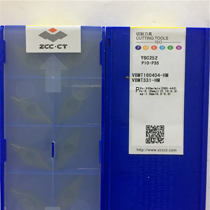 

VBMT160404-HM YBC252 Original ZCC carbide insert LATHE TOOL 10pcs/lot free shipping