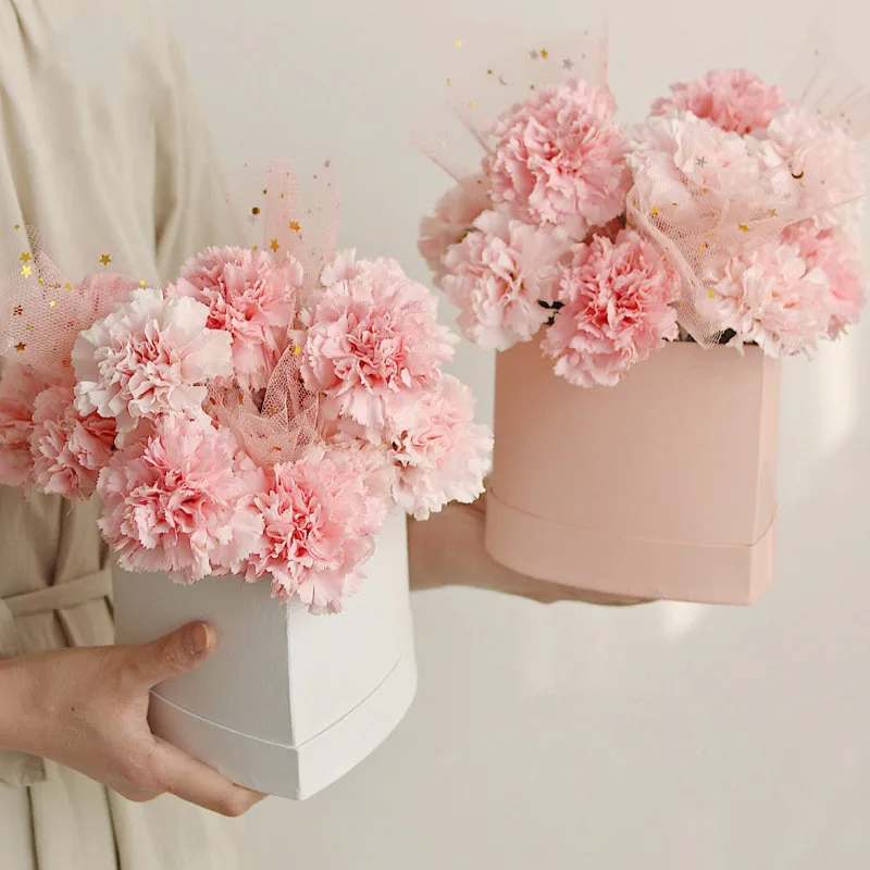 

1pc Heart-shaped Flower Flower Box 14.5*13cm Small Rose Flower Box Gift Wedding Flower Bucket
