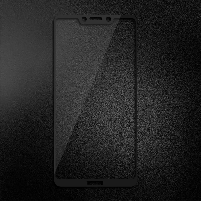 2 шт. закаленное стекло с полным покрытием для Sharp S3 Защитная пленка экрана