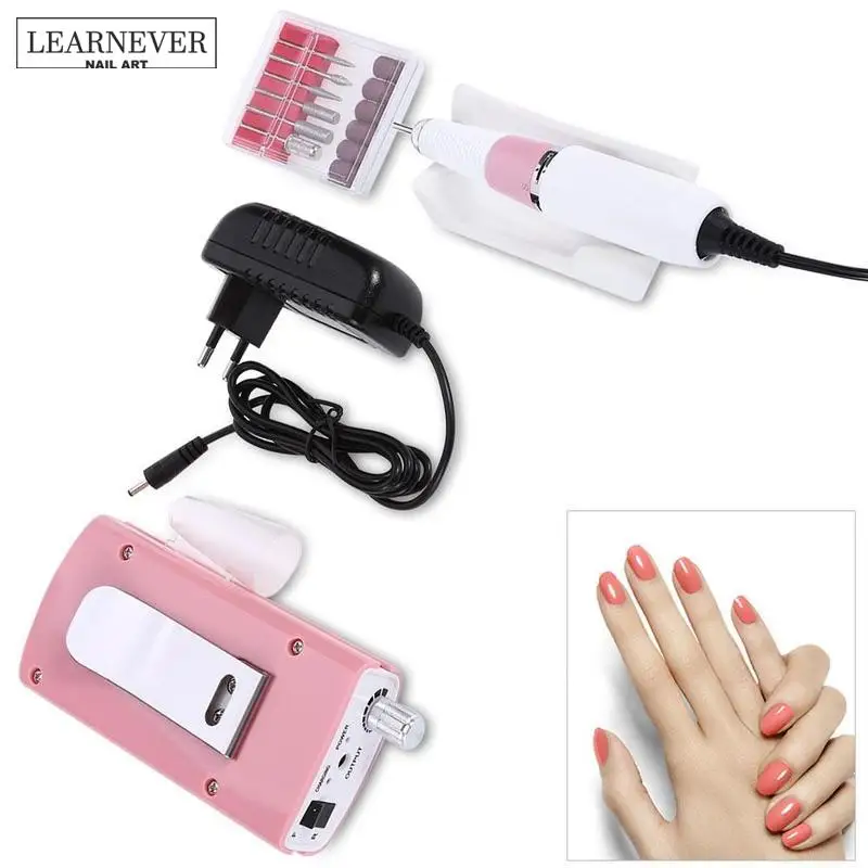 Electric Nail Drill Manicure Machine 18W 30000RPM Acrylic Nail File Drill Manicure Pedicure Kit Rechargeable Nail Art Equipment цена Electric Nail Drill Manicure Machine 18W 30000RPM Acrylic Nail File Drill Manicure Pedicure Kit Rechargeable Nail Art Equipment цены онлайн