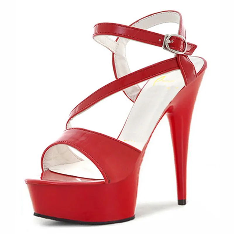 15cm high heels, hate sky-high waterproofing, European and American new club shoes, fine Dance Shoes