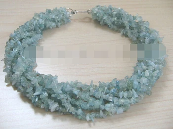 

0002985 Beautiful 18" 8row natural necklace- GP clasp