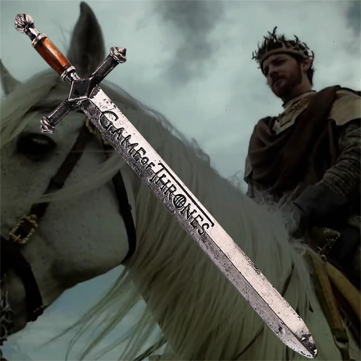 

Game Of Thrones Sword Vintage Antique Silver Letter Opener Stark Sword Song Of Ice And Fire Pendant New Movie Jewelry Wholesale