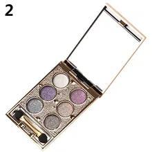 Hot 6 Colors Makeup Warm Nude Smoky Shimmer Glitter Eye Shadow Palette Cosmetic