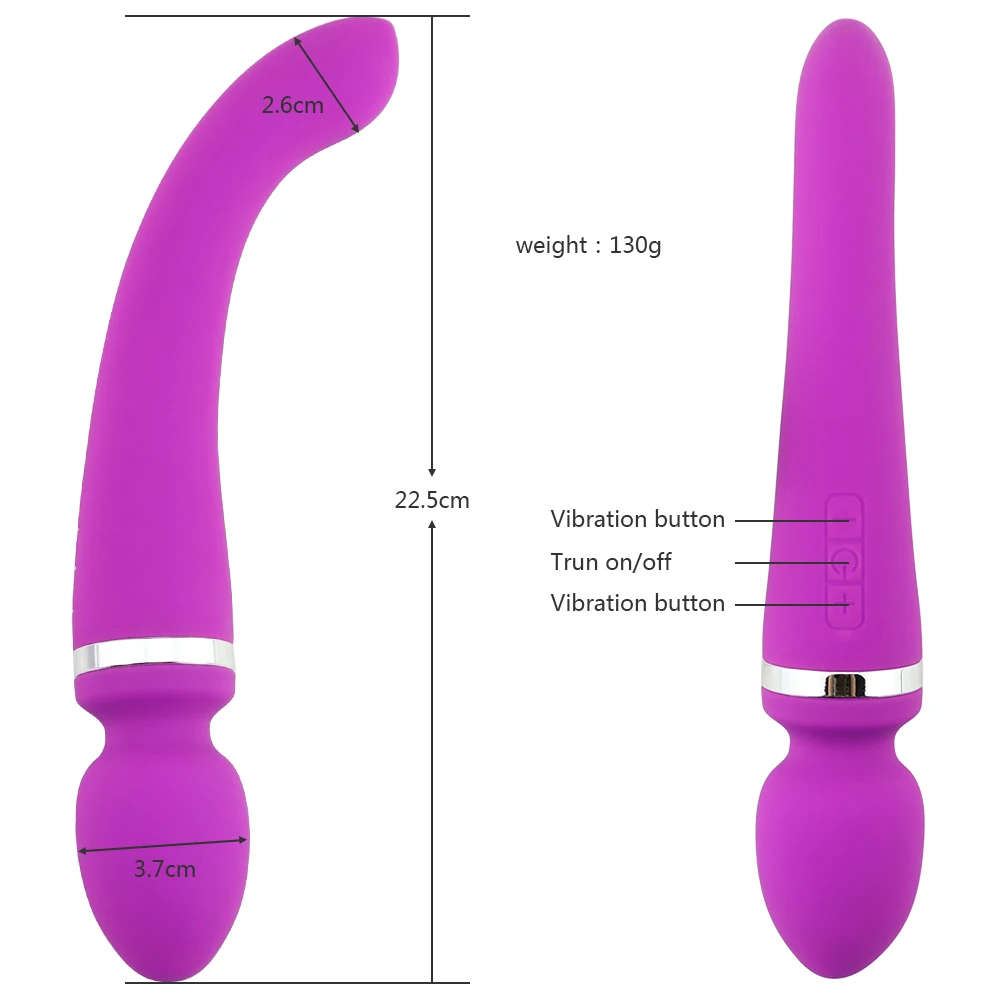 Dual Head Dildo Vibrator Sex Toys for Women AV Wand Vagina Massager Clitoris Stimulation G-Spot Vibrator Sex Product