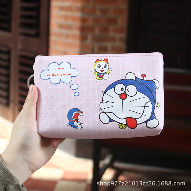 IVYYE 1 шт. синий Doraemon аниме PU Кошелек для монет Мультяшные мягкие сумки для мелочи кошелек для денег для хранения ключей детский подарок