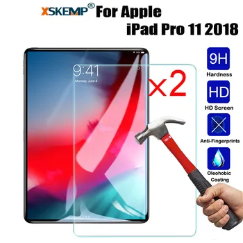 

Cheap Tempered Glass Tablet Screen Protector For Apple iPad Pro 11 2018 Ultra Slim Ultra Clear Scratch-Resistant Shield Film