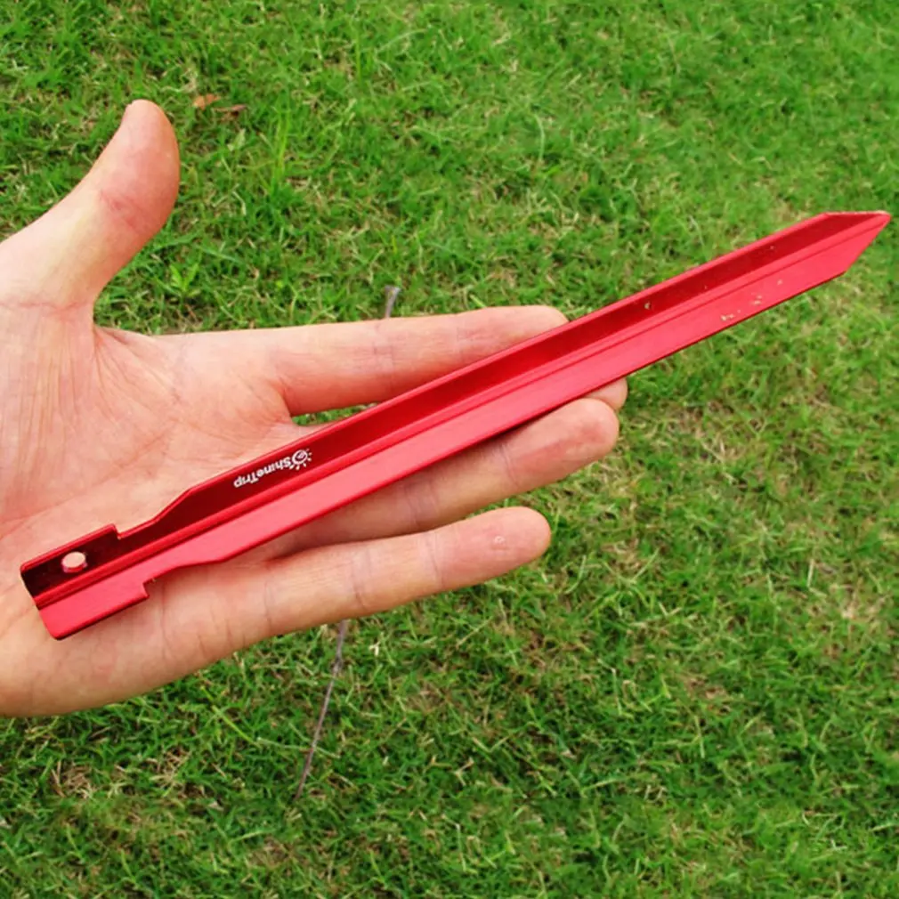 1PCS 25CM High Strength Tent Pegs Durable Aluminum Alloy Tent Stake