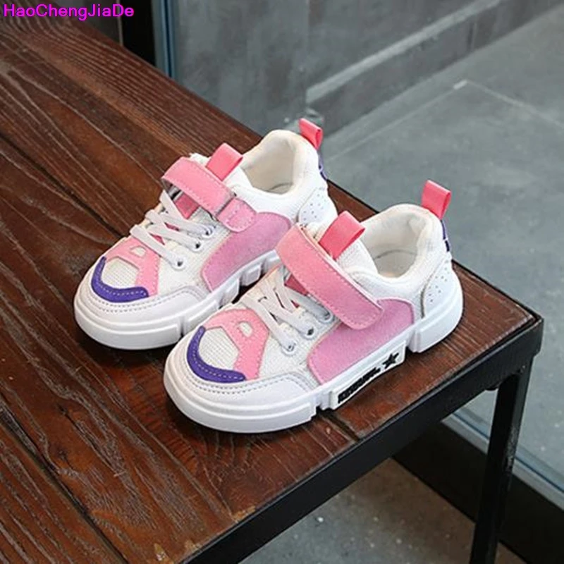 HaoChengJiaDe الأطفال احذية الجري للبنين رياضة الفتيات الأزياء أحذية رياضية تنفس طالب المدرسة الاطفال حذاء رياضة