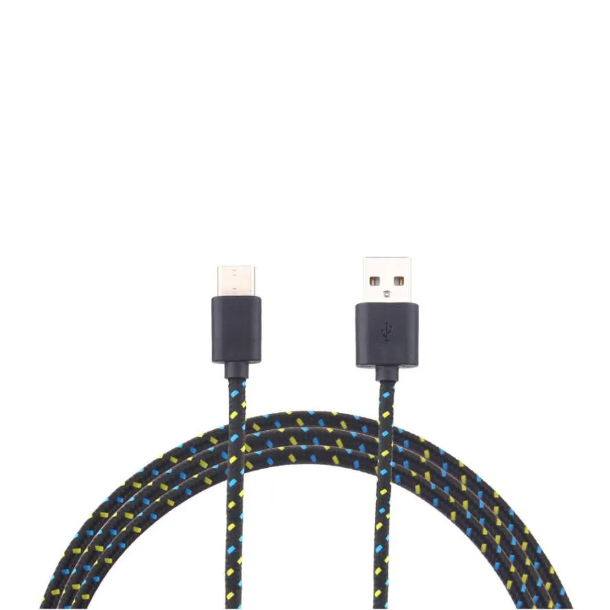 Кабель 1 м USB-C USB 3,1 Тип C данных зарядки кабель черный для htc болт кабели * 80