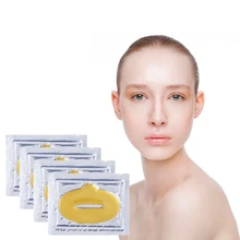 Любовь спасибо 1 пакет 24K золотой питательный Коллаген маска для губ глубокое увлажнение губ Патчи Высокое качество