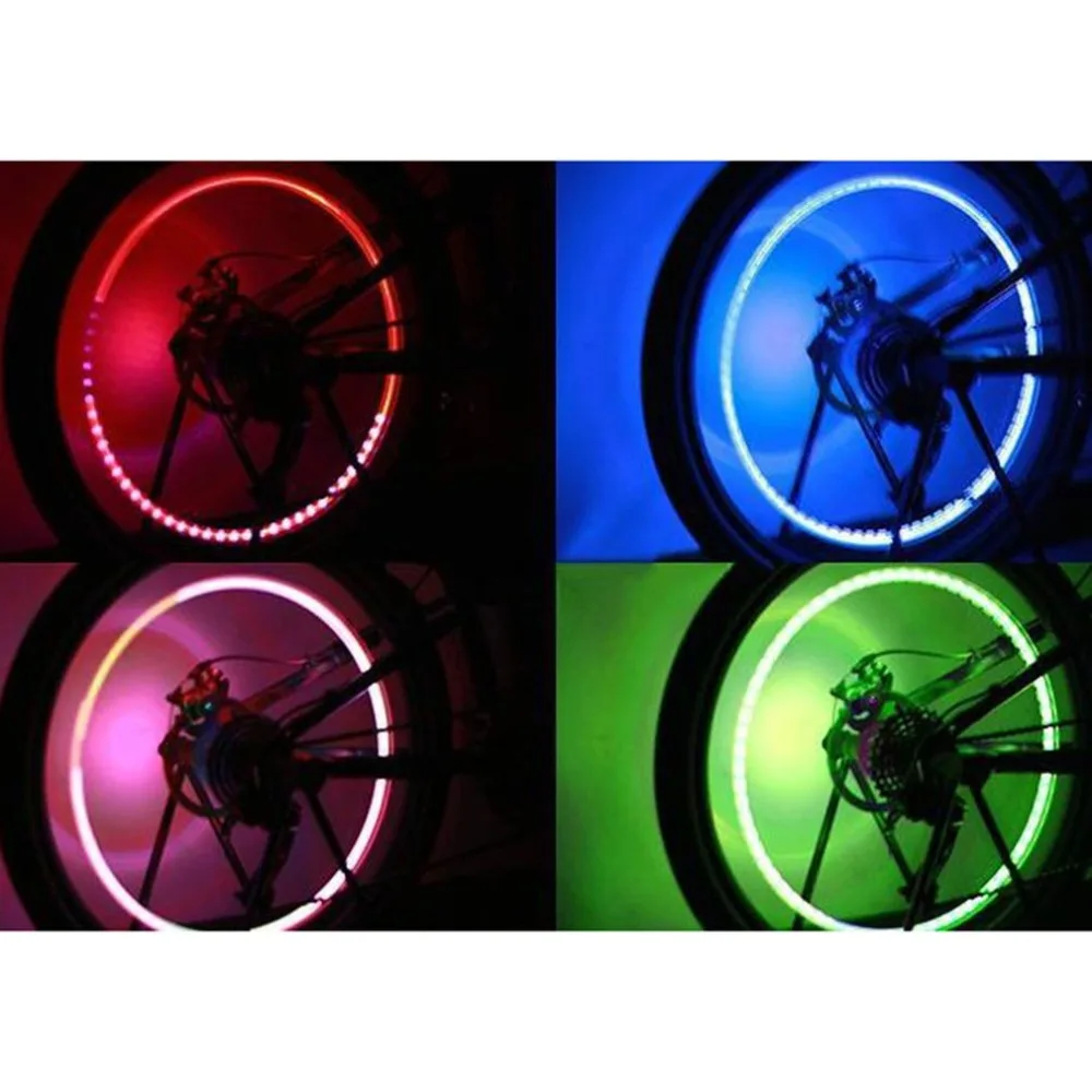 

Automobile And Motorcycle Valve Nozzle Lamp Flash Led Tire Decorative Lamp Air mouth lights Night-time Vision Enhance