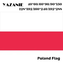 YAZANIE 60*90 см/90*150 см/120*180 см/160*240 см Польша висящий Национальный пользовательский флаг открытый баннер со страной Офис/мероприятие/фестиваль