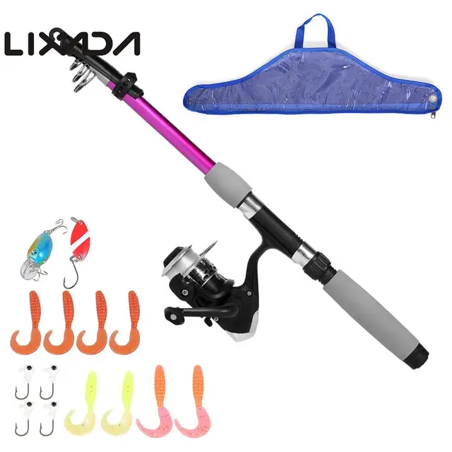 Special Offers Lixada Fishing Lure Reel Rod Combo Set Telescopic Fishing Rod with Spining Reel Soft Lures Jig Hooks Hard Baits for Pesca Hot Special Offers Lixada Fishing Lure Reel Rod Combo Set Telescopic Fishing Rod with Spining Reel Soft Lures Jig Hooks Hard Baits for Pesca Hot