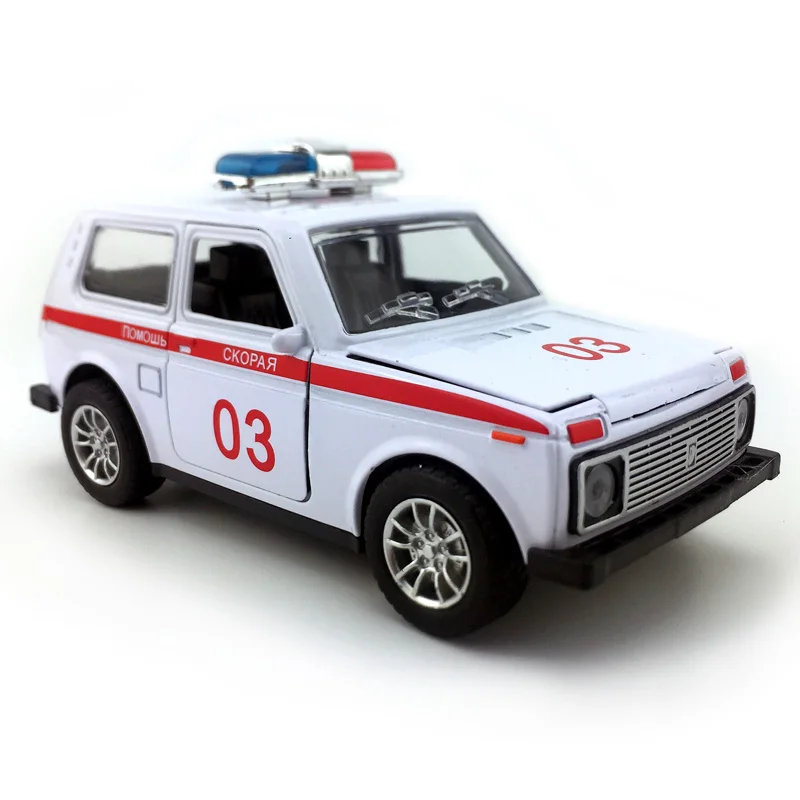 1:32 весы Лада Нива/приора/2106 русский полицейский игрушечный автомобиль литые