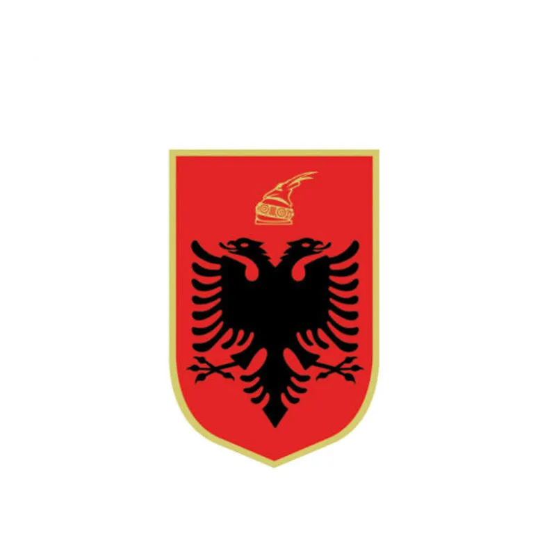 

Styling Albania Flag Coat Of Arms PVC Decal For Auto Car/Bumper/Window Decal Sticker Decals DIY Decor CT3144