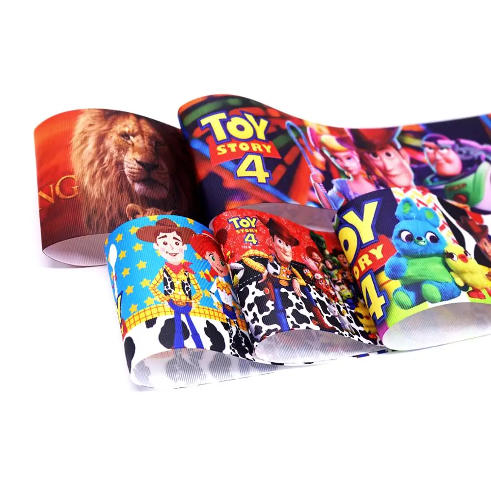 

50 yard flower printed grosgrain ribbon 30418