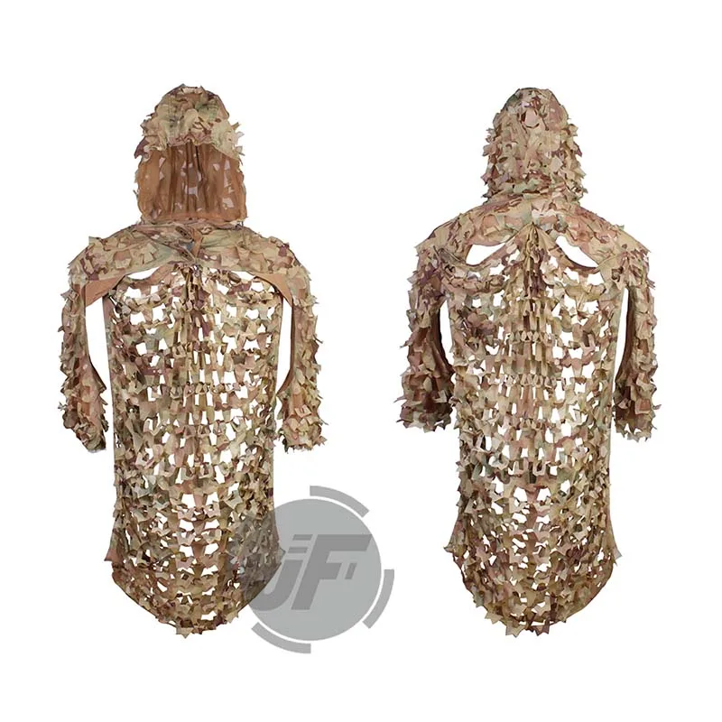 

Emerson Tactical Lightweight Assault Ghillie Suit Lightweight Breathable Hood Cape Cover Concealment Hunting Assaulter Sniper