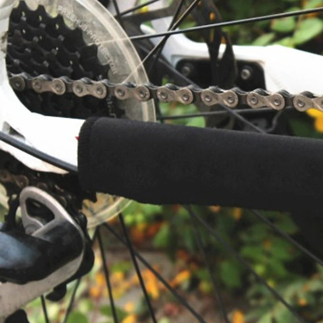 2pcs 21X10cm Bike Bicycle Cycling Chain Frame Protectors Tube Wrap