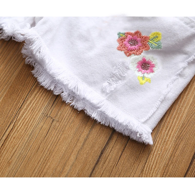 Sodawn Girls' Suits Summer 2018 Children's T-shirt + Embroidered Shorts Kids' Wear Two-piece Fashion Kids Set Girls Clothing HTB1WR3ysA9WBuNjSspeq6yz5VXal - Sodawn Girls' Suits Summer 2018 Children's T-shirt + Embroidered Shorts Kids' Wear Two-piece Fashion Kids Set Girls Clothing