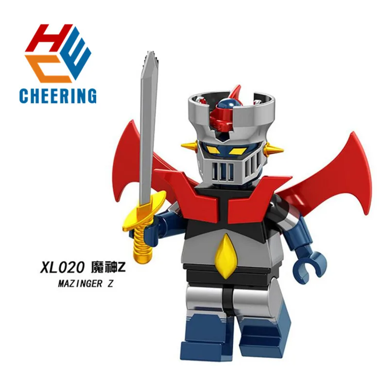 

XL020 Single Sale Super Heroes Series Mazinger Z Bricks Man 28 FX Learning Model Building Blocks For Children Best Gift Toys