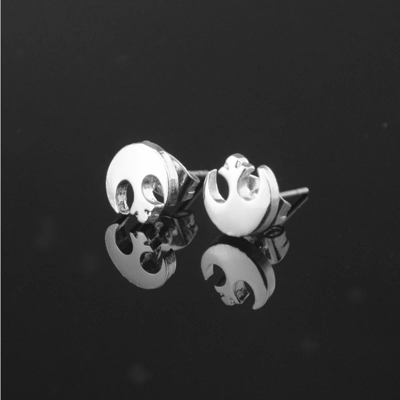 12 пар ручной работы Rebel Alliance Звездные войны серьги серебряные украшения для женщин мужчин