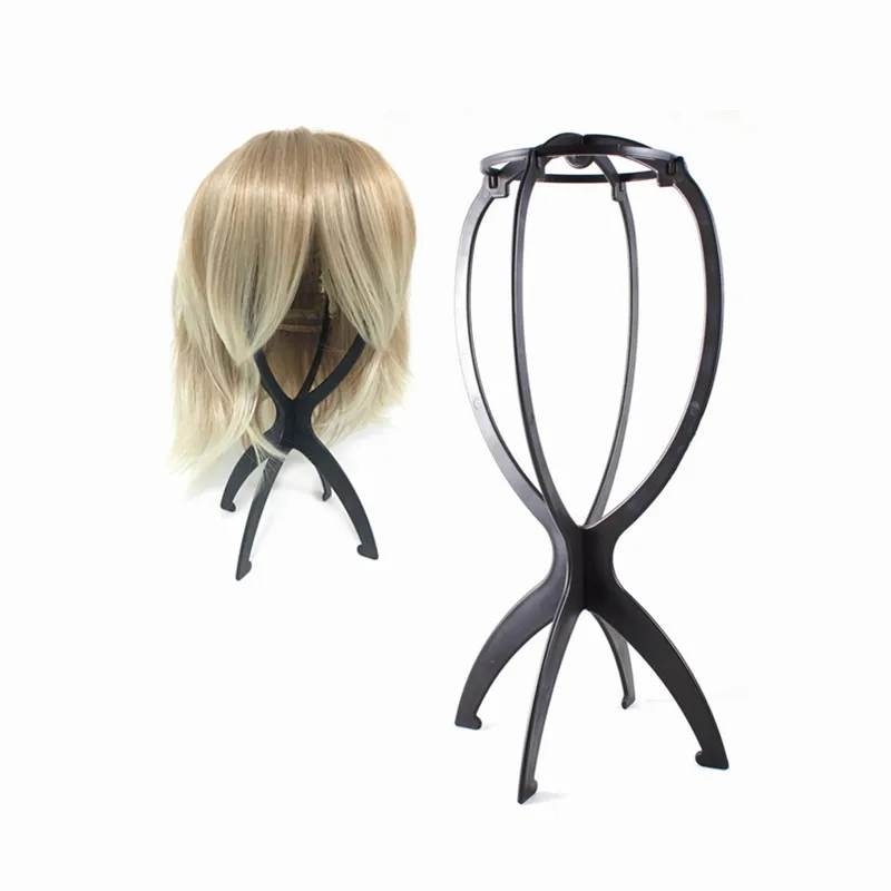 ECVTOP hair wig stand black hair wig holderholder kitchenwig partswig