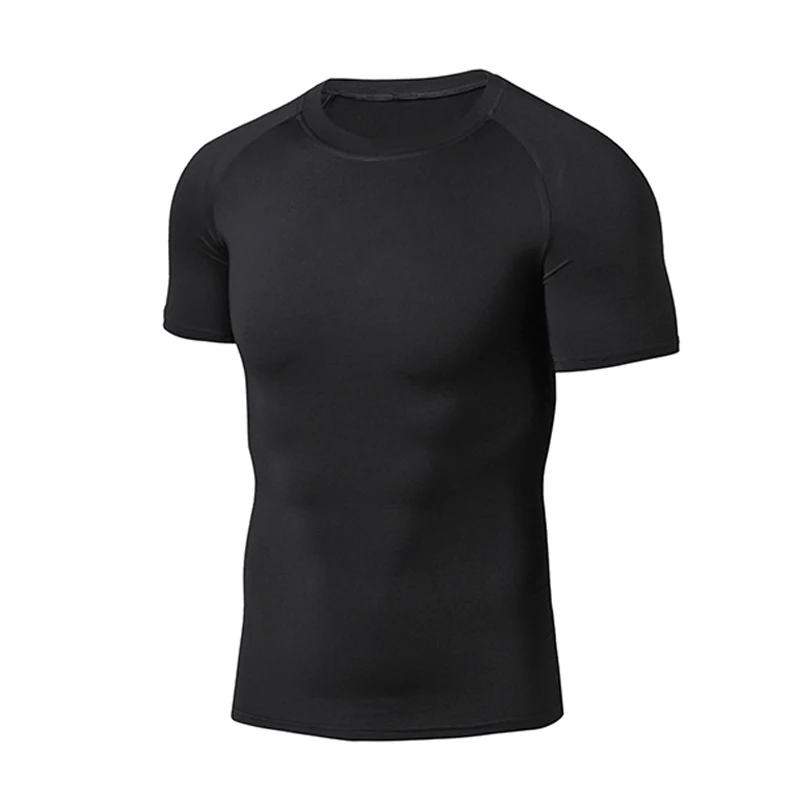 

Men Compression T-shirt Short Sleeve Quick-drying Breathable for Summer Sports Running BHD2