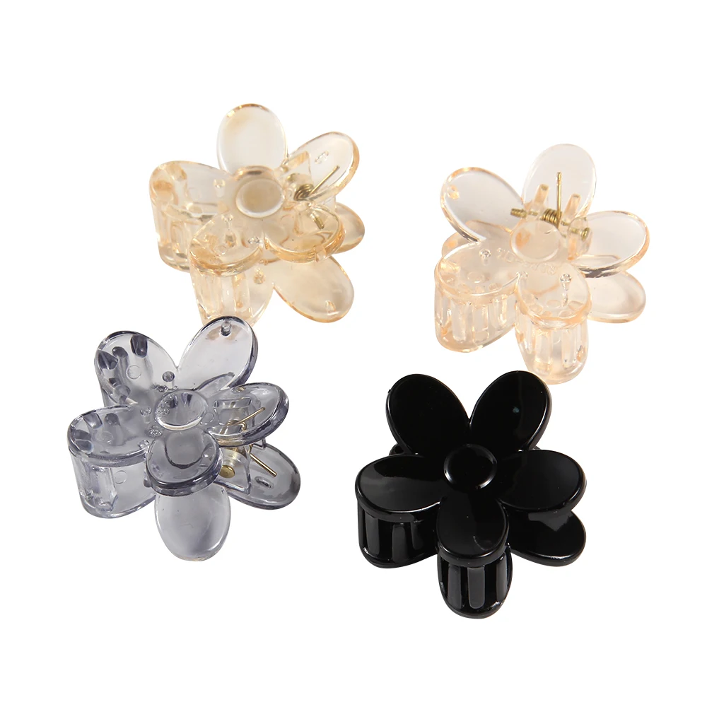 

4pcs/lot Fashion Flower Women crab Hair claw clip Girls Small Hairpin Claws Hair Clip Clamp For Girl Hair Accessories