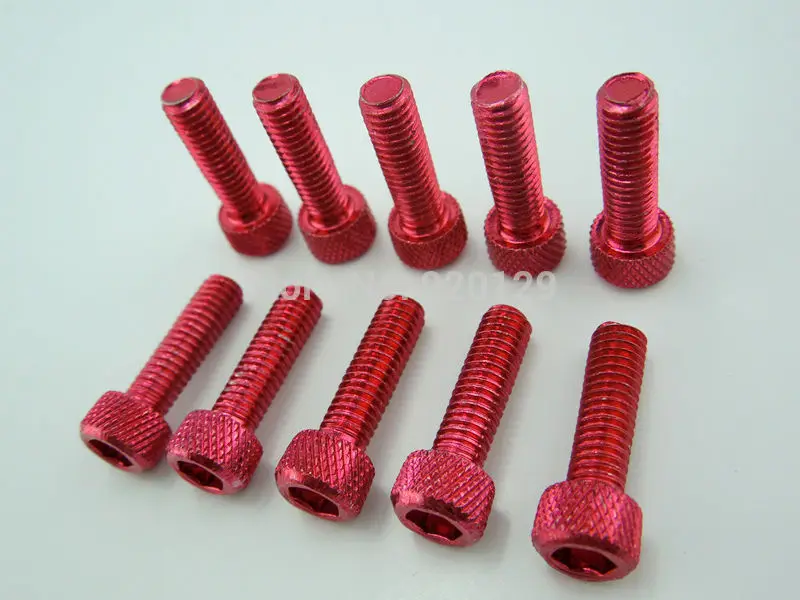 Красный декоративный винт для мотоцикла M6mm x 25mm|screw size|screw screwscrew blade |