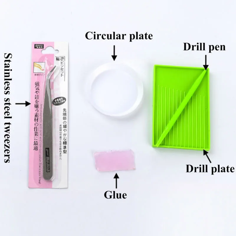Painting Needles Diamond Knitting 1