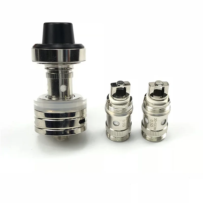 

Pilot Vape 0.5ohm E Cigarette Atomizer Tank with Spare 0.3ohm Coil Packing Fit for 510 Battery Mod with 510 Thread