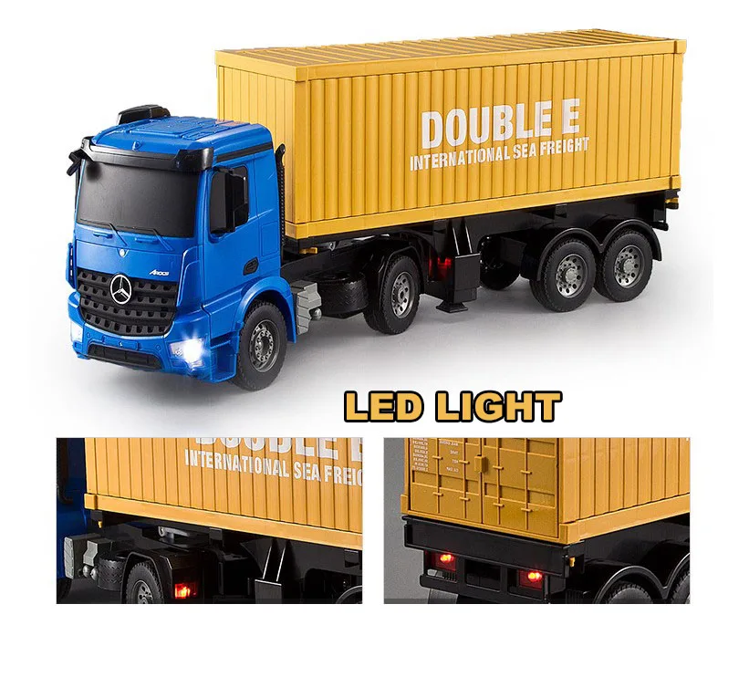 RC big Truck 1:10 Radio Control heavy truck Engineering Container Vehicle Electronic Hobby high quality Toy