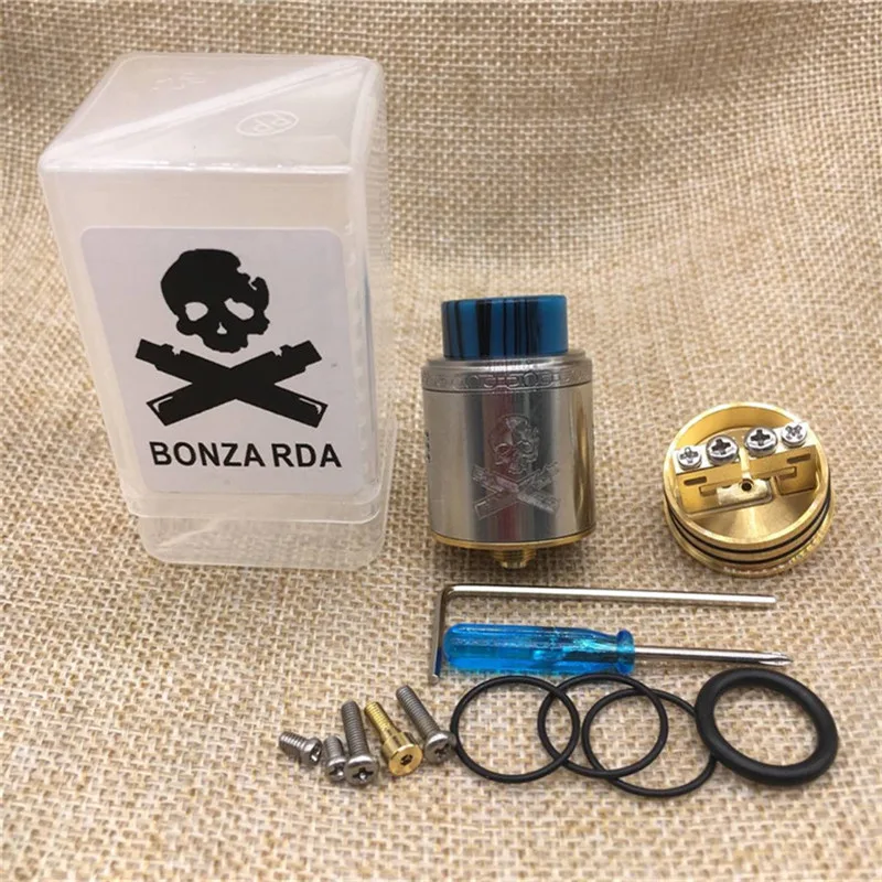 

Bonza RDA Tank 24mm Atomizer Vape Tank Vaporizer Rebuilding Dripping RDA Atomizer Vape 510 Thread Vape Vaporizador