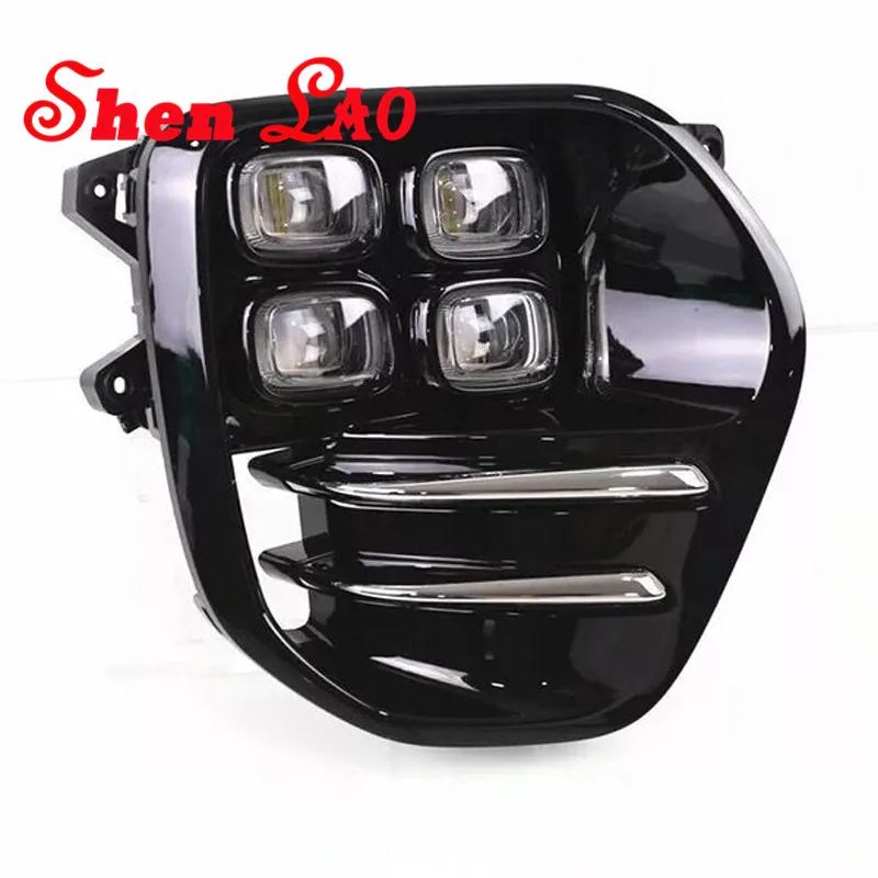 

ShenLao LED Fog Light Lamp Daytime Running Light For KIA Sportage QL kx5 2016 2017 Auto Car White LED DRL Lights For KIA KX5