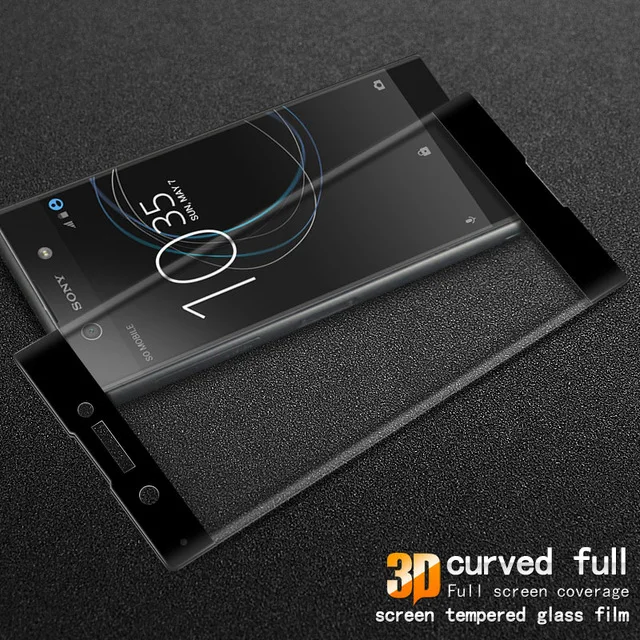 Закаленное 3d стекло с полным покрытием для Sony XA1 Plus XA2 Ultra XA 2 XZ Premium X Compact Z G3412 H4133
