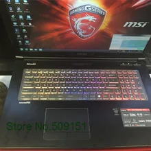 15,6 17 inchtransparent покрывало клавиатуры для MSI GS70 GS60 GT72 X15S GE62 GE72 PE60 PE70 GT62 GL62 GP62 GL72