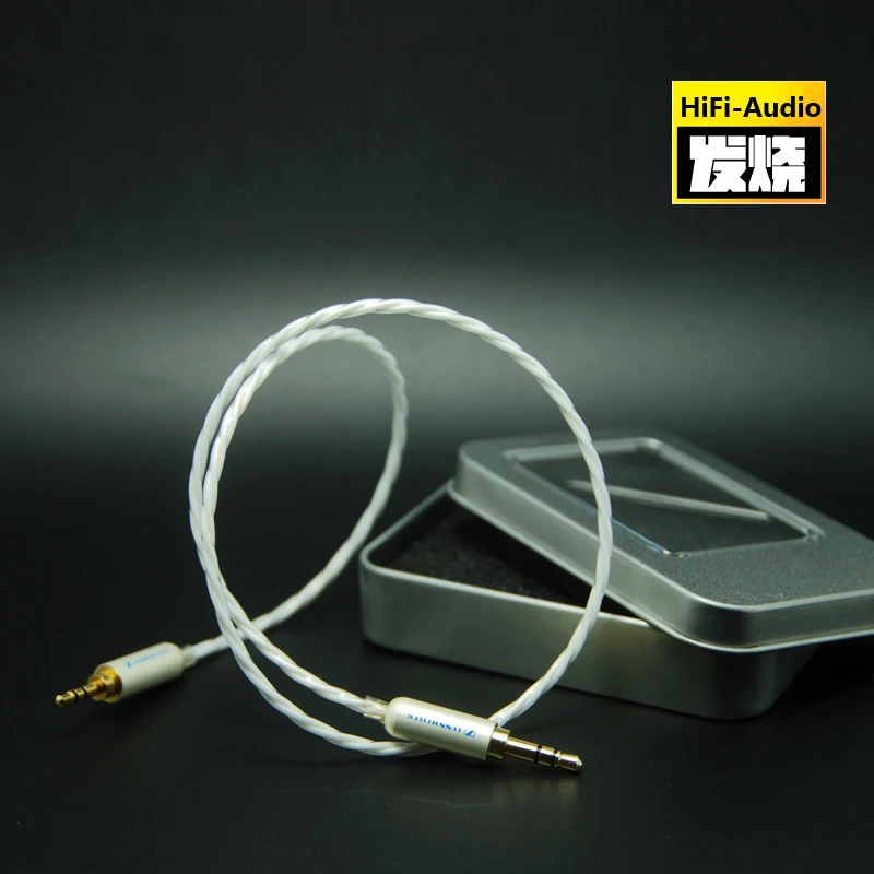 HIFI DIY 3.5mm AUX Car Audio Cable 2.5mm Headphone Upgrade Line 3.5mm to 3.5mm 2.5mm to 3.5mm with Japan Furukawa Silver Cable