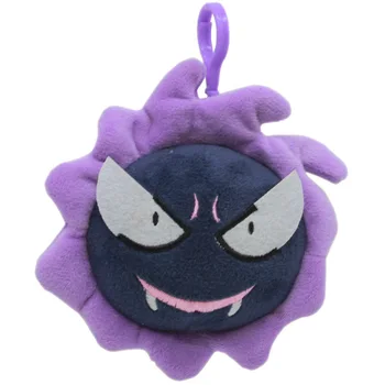 

10pcs/lot 12cm Gastly Gengar Plush Toys Pikachu Gengar Plush Keychain Pendant Soft Stuffed Toys for Kids Children Gifts